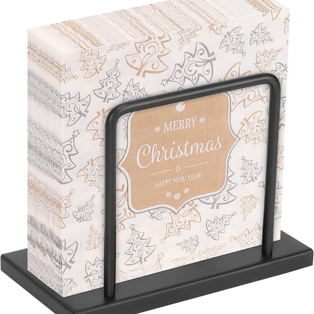 Napkin Holder, Metal Napkin Storage Modern Freestanding Tissue Paper Dispenser f